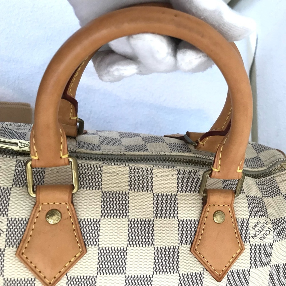 Louis Vuitton Azur Speedy Bandolier 25 - Picture 15 of 16